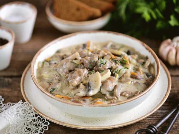 Заказать Куриный гуляш с грибами