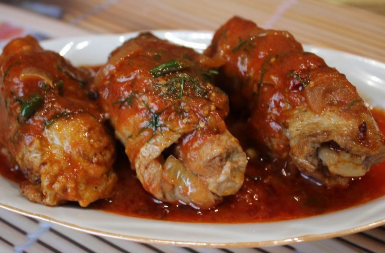 Заказать Мясной рулетик с грибами