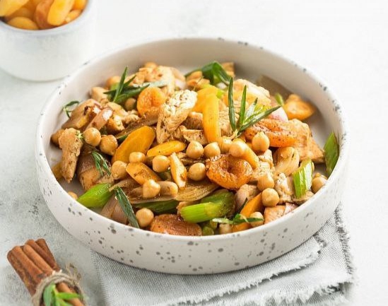 Заказать Нут с индейкой и овощами