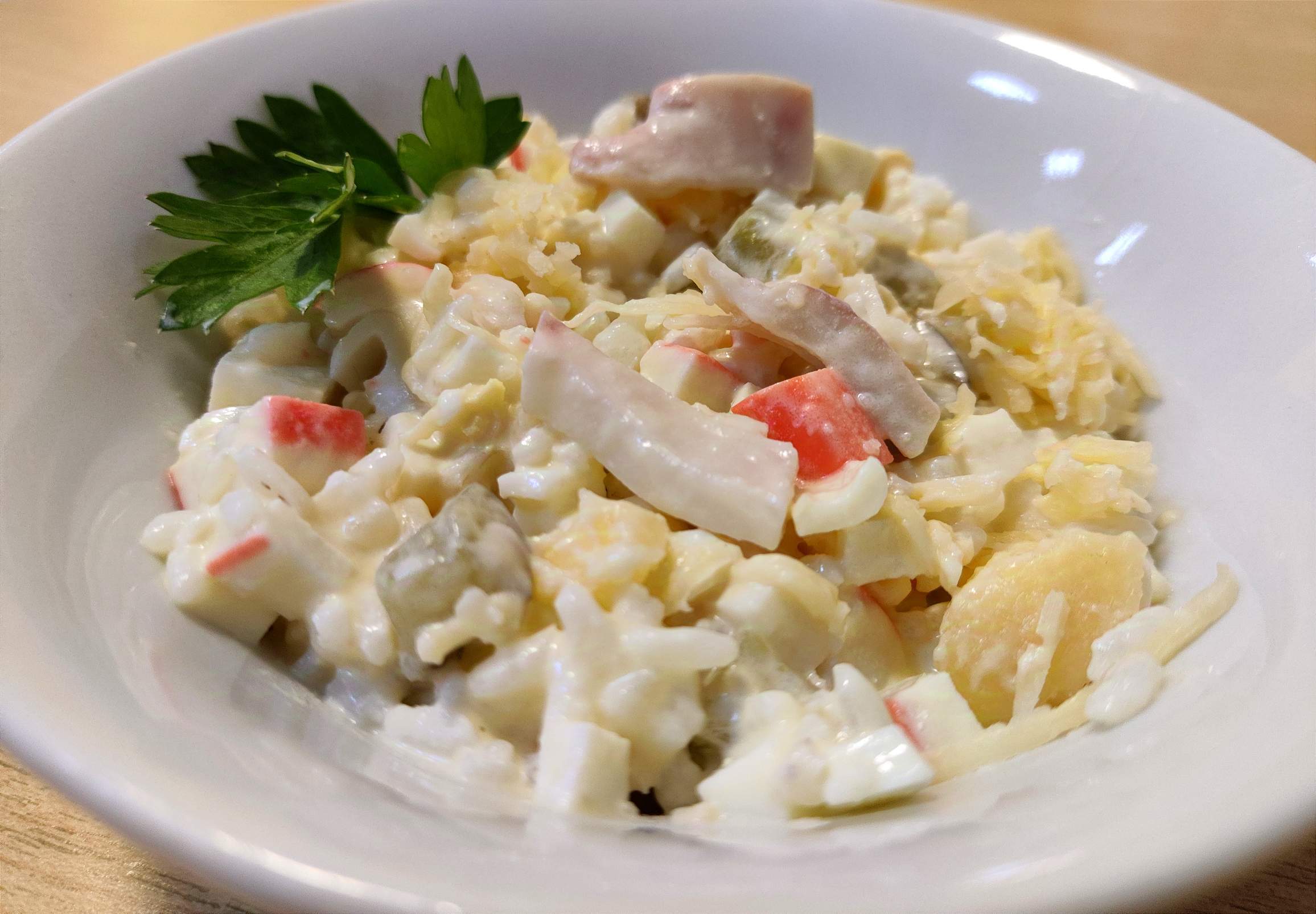 Заказать Салат "Кальмар с сыром"