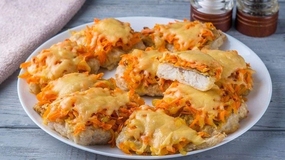 Заказать Хек запечённый с овощами