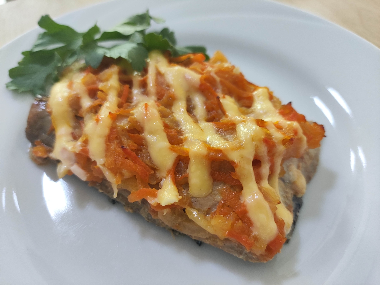 Заказать Скумбрия запеченая с овощами